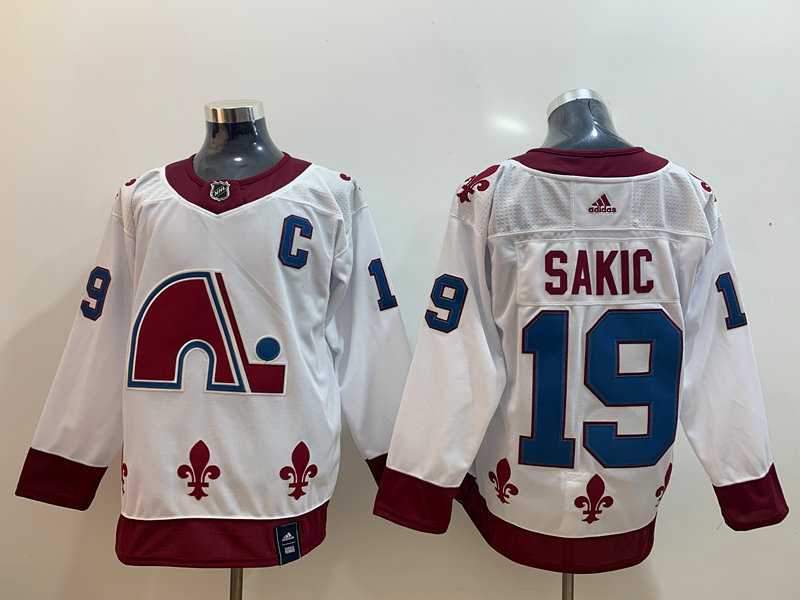 Avalanche 19 Joe Sakic White 2020-21 Reverse Retro Adidas Jersey,We sell and wholesale Avalanche 19 Joe Sakic White 2020-21 Reverse Retro Adidas Jersey on line form chian!